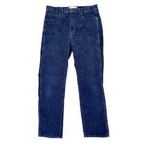 GAP Vtg Slim High Rise Corduroy Pants Navy Blue Womens Size 4S 27 S/728844-01